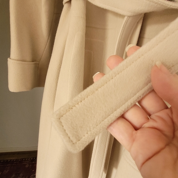 Vintage Sakowitz Cashmere Button Coat with Self Tie - Picture 2 of 14